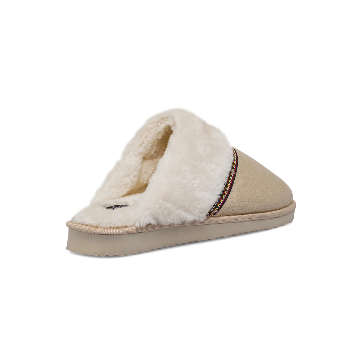 Pantofole beige da Donna con pelliccia sintetica Lora Ferres - Image 3
