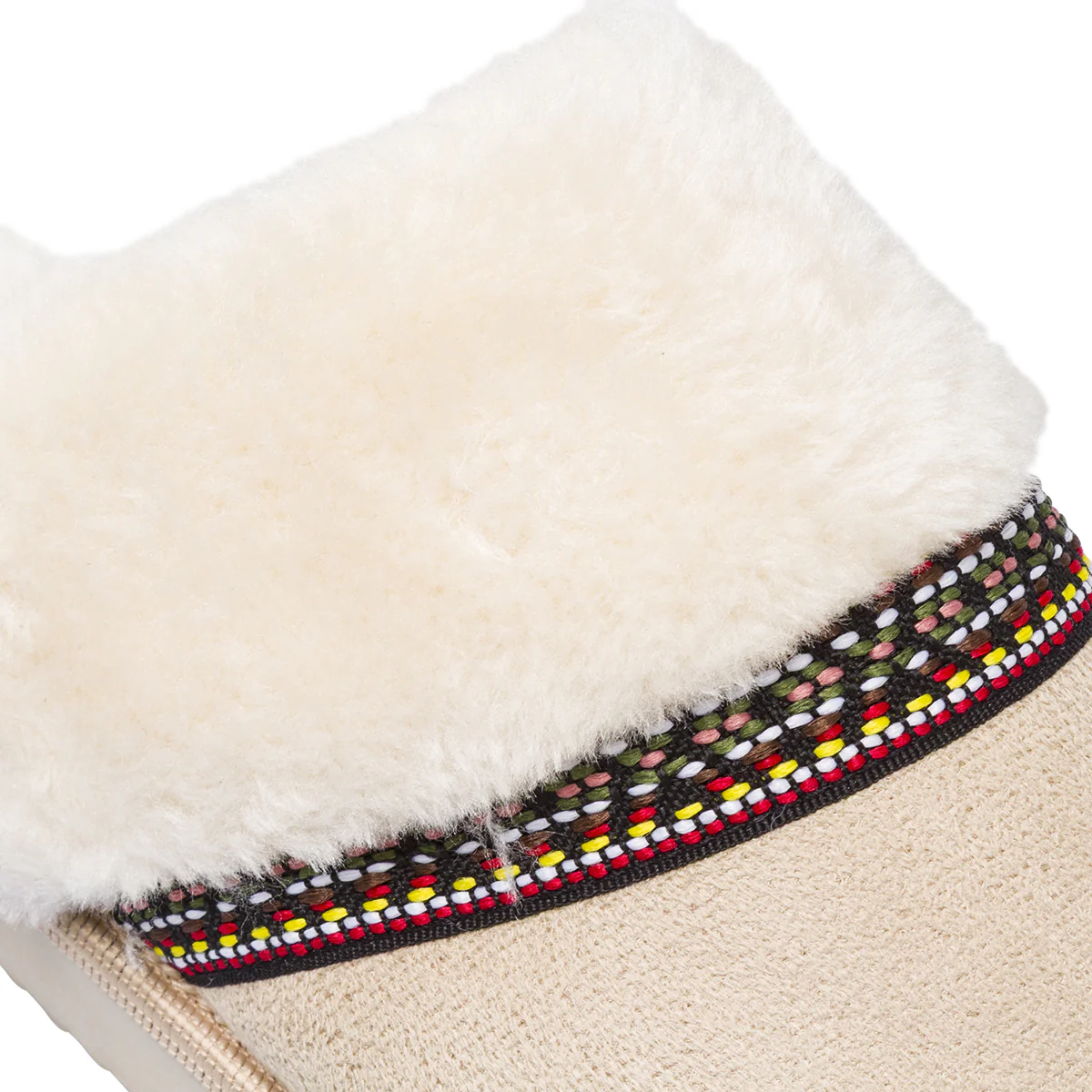 Pantofole beige da Donna con pelliccia sintetica Lora Ferres - Image 5