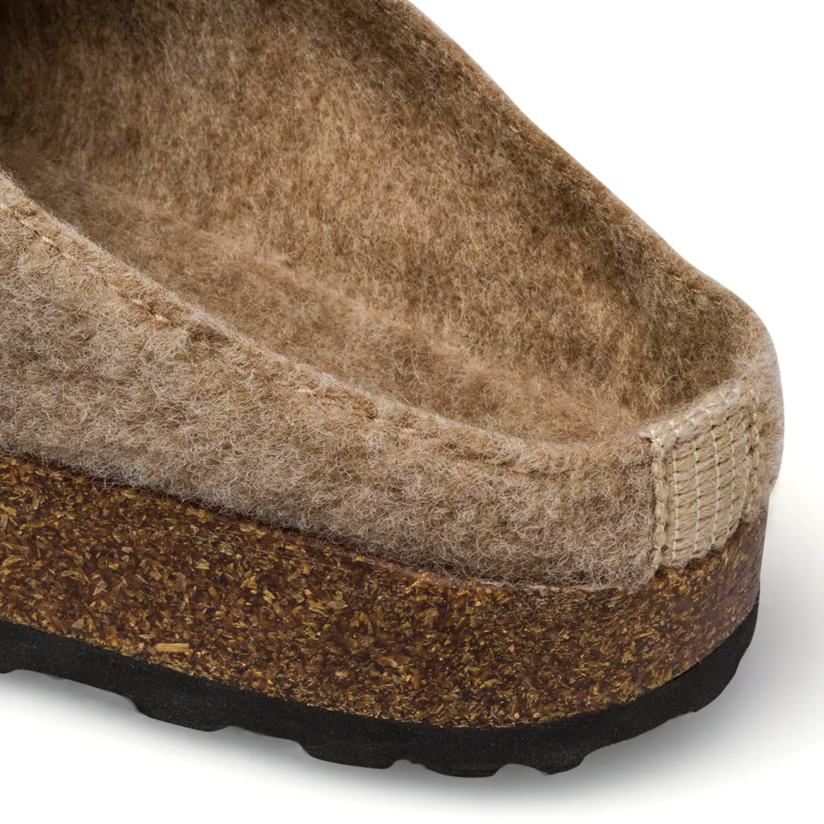 Pantofole beige da uomo con fibbia in metallo Gextop - Image 7