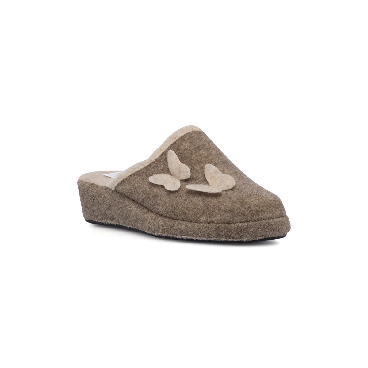 Pantofole beige in tessuto da donna Rosagialla - Image 2