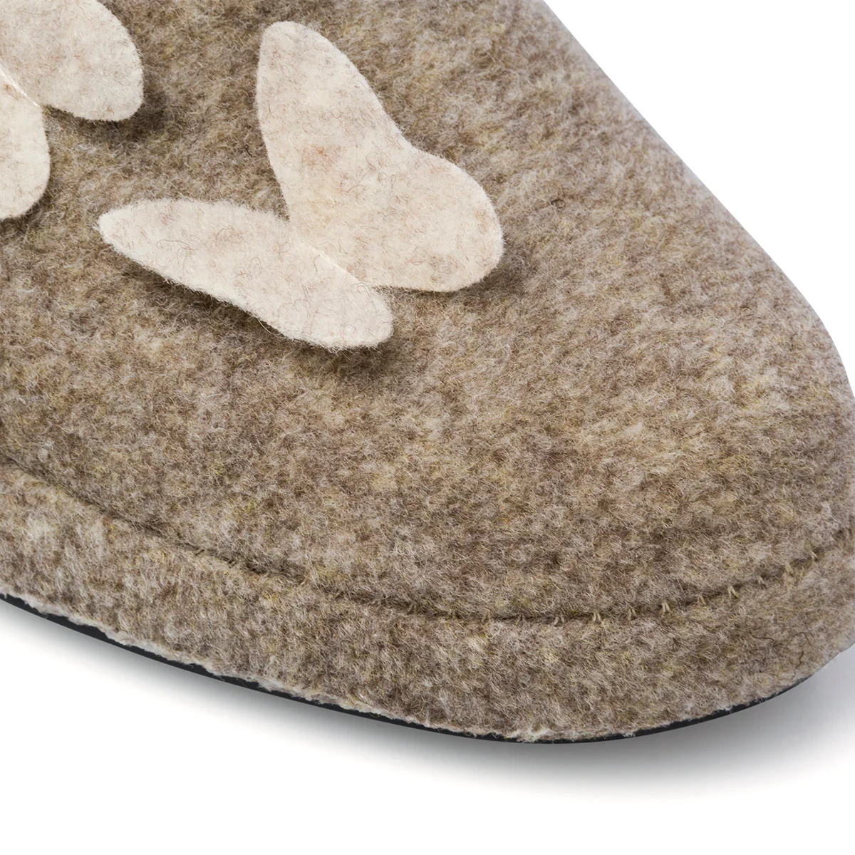 Pantofole beige in tessuto da donna Rosagialla - Image 5