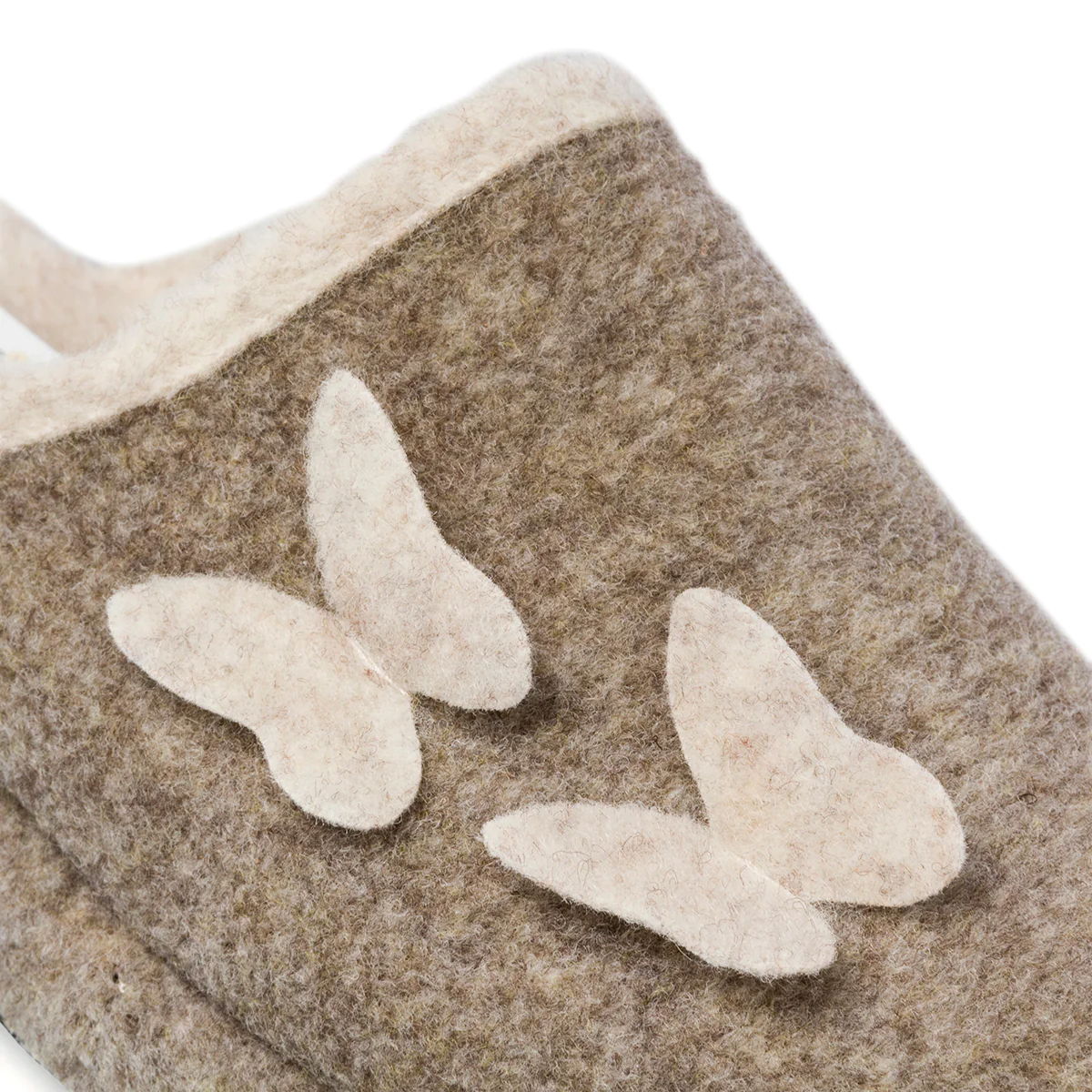 Pantofole beige in tessuto da donna Rosagialla - Image 6