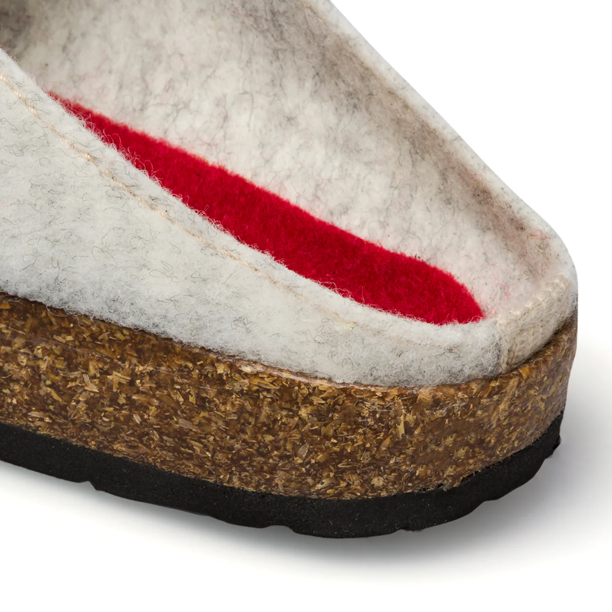 Pantofole beige in tessuto da donna Gextop - Image 7