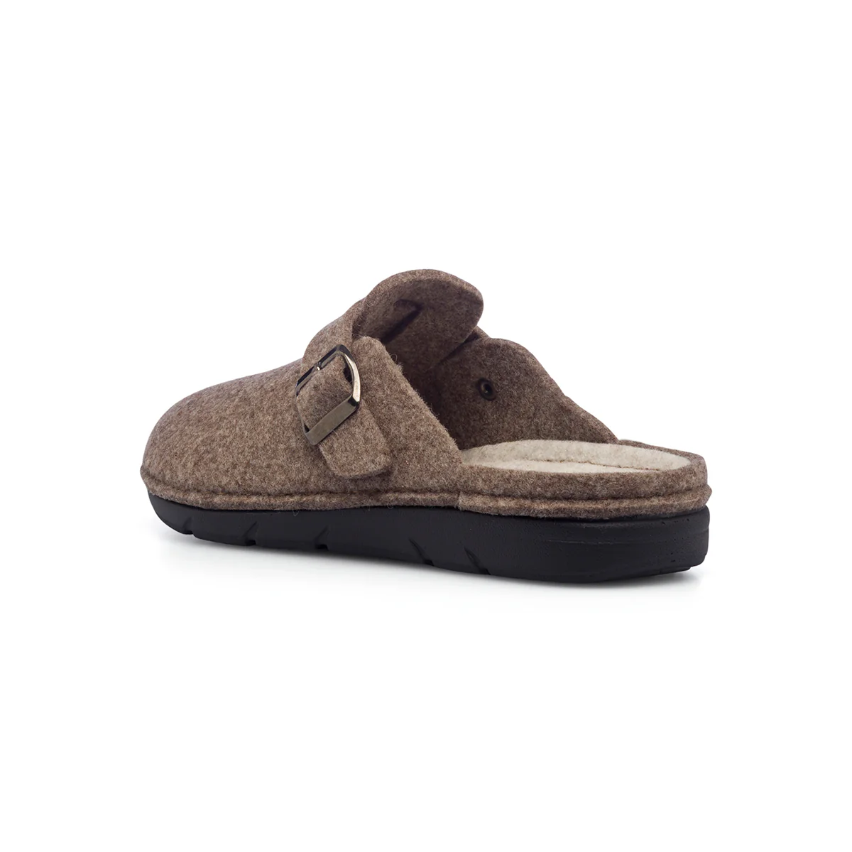 Pantofole beige in tessuto da uomo Gextop - Image 3