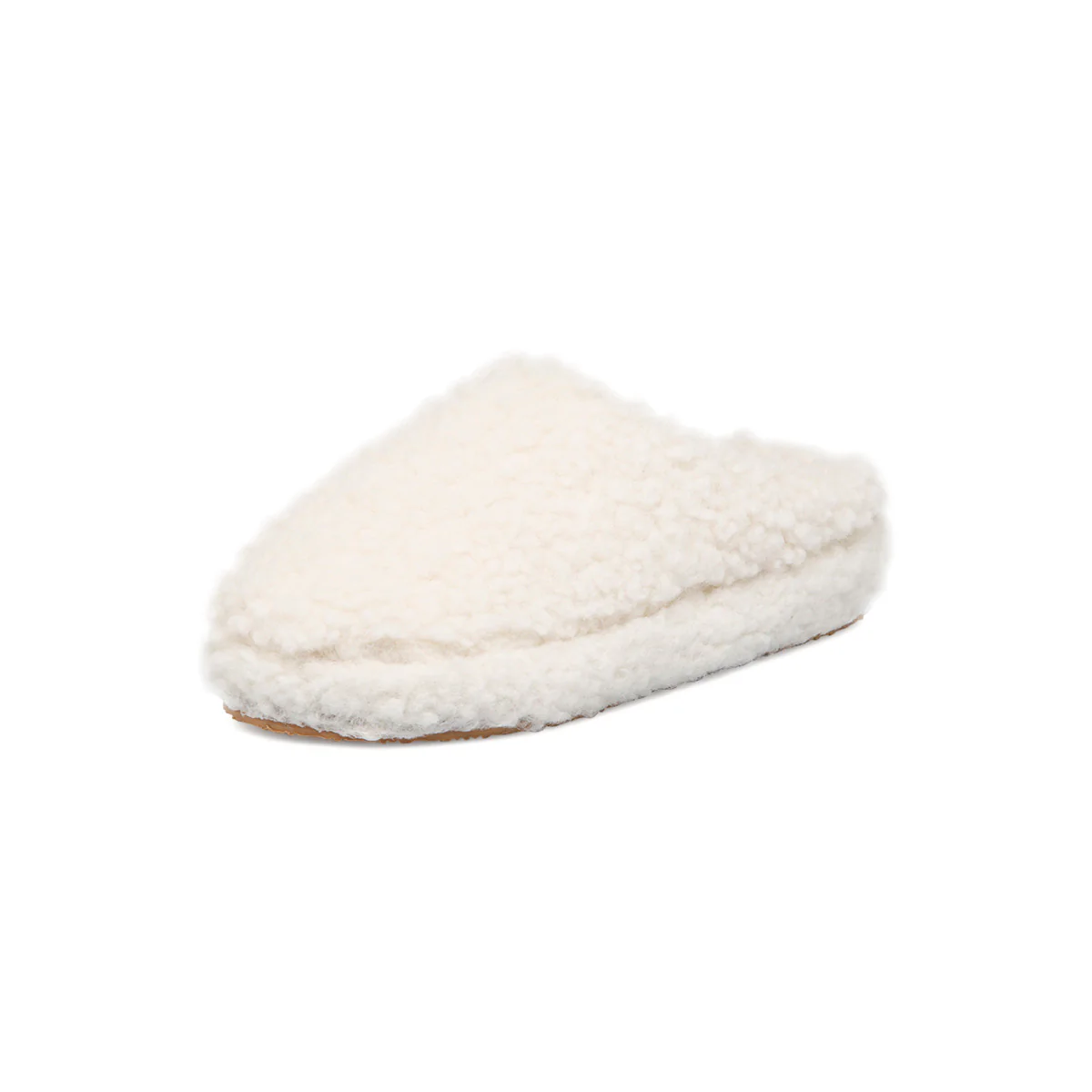 Pantofole bianche da donna in pelliccia sintetica Lora Ferres - Image 2