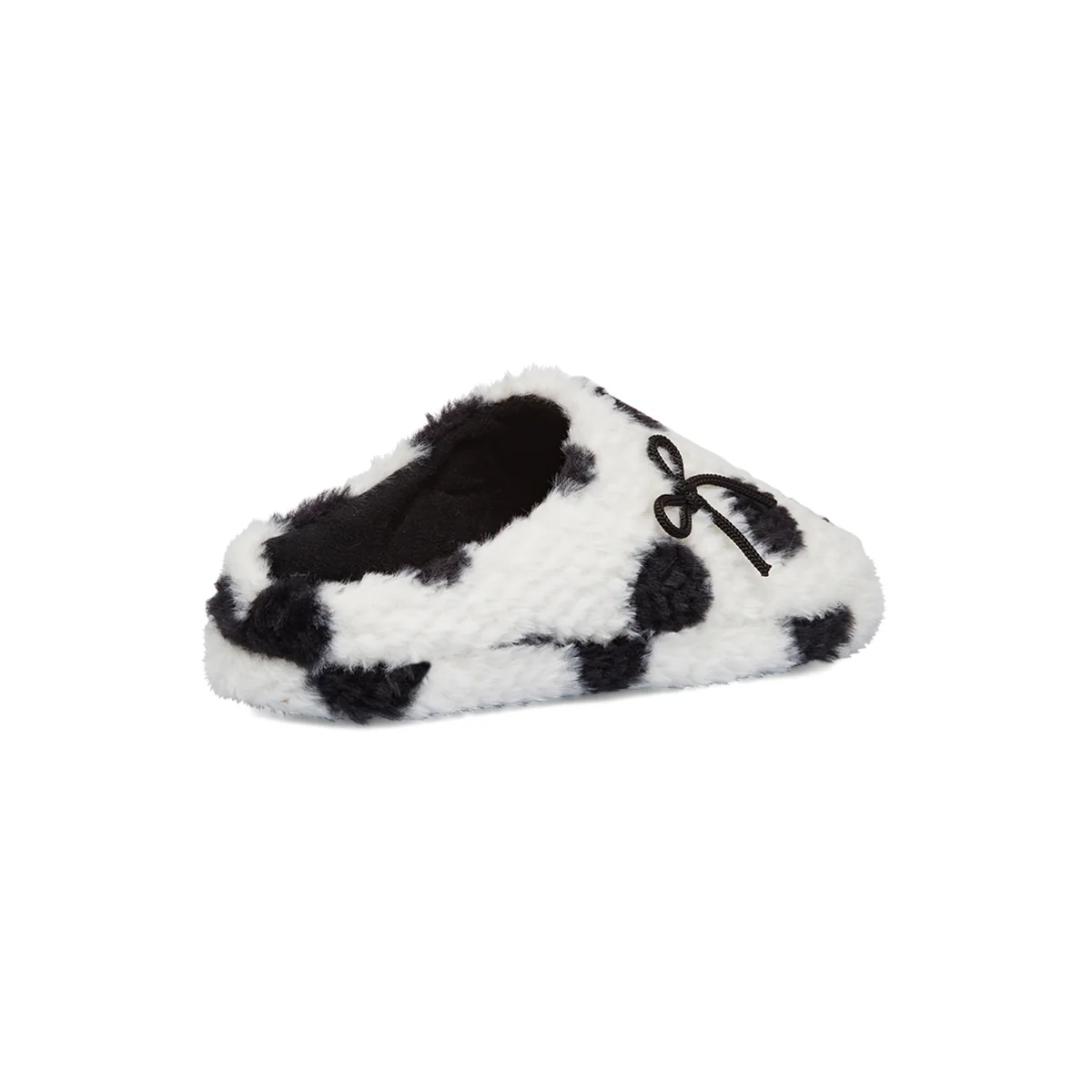 Pantofole bianche e nere con fiocco da Donna Feetty - Image 3
