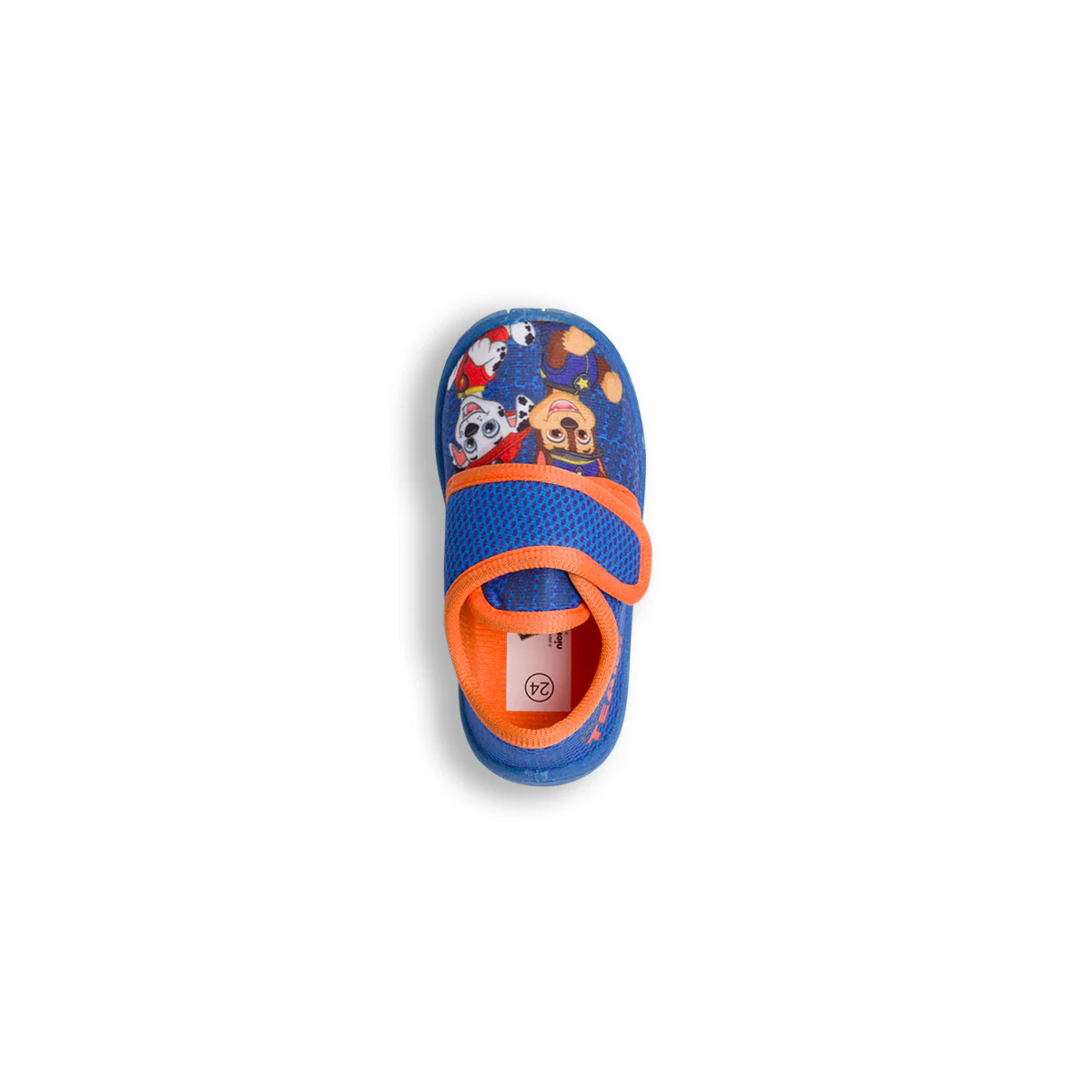 Pantofole blu da bambino con dettagli arancioni e stampa Paw Patrol - Image 7