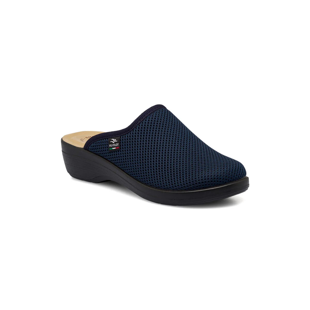 Pantofole blu da donna con sottopiede anatomico Fly Flot - Image 2