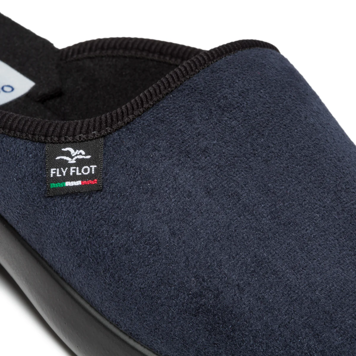 Pantofole blu in sintetico con profili a contrasto Fly Flot - Image 6