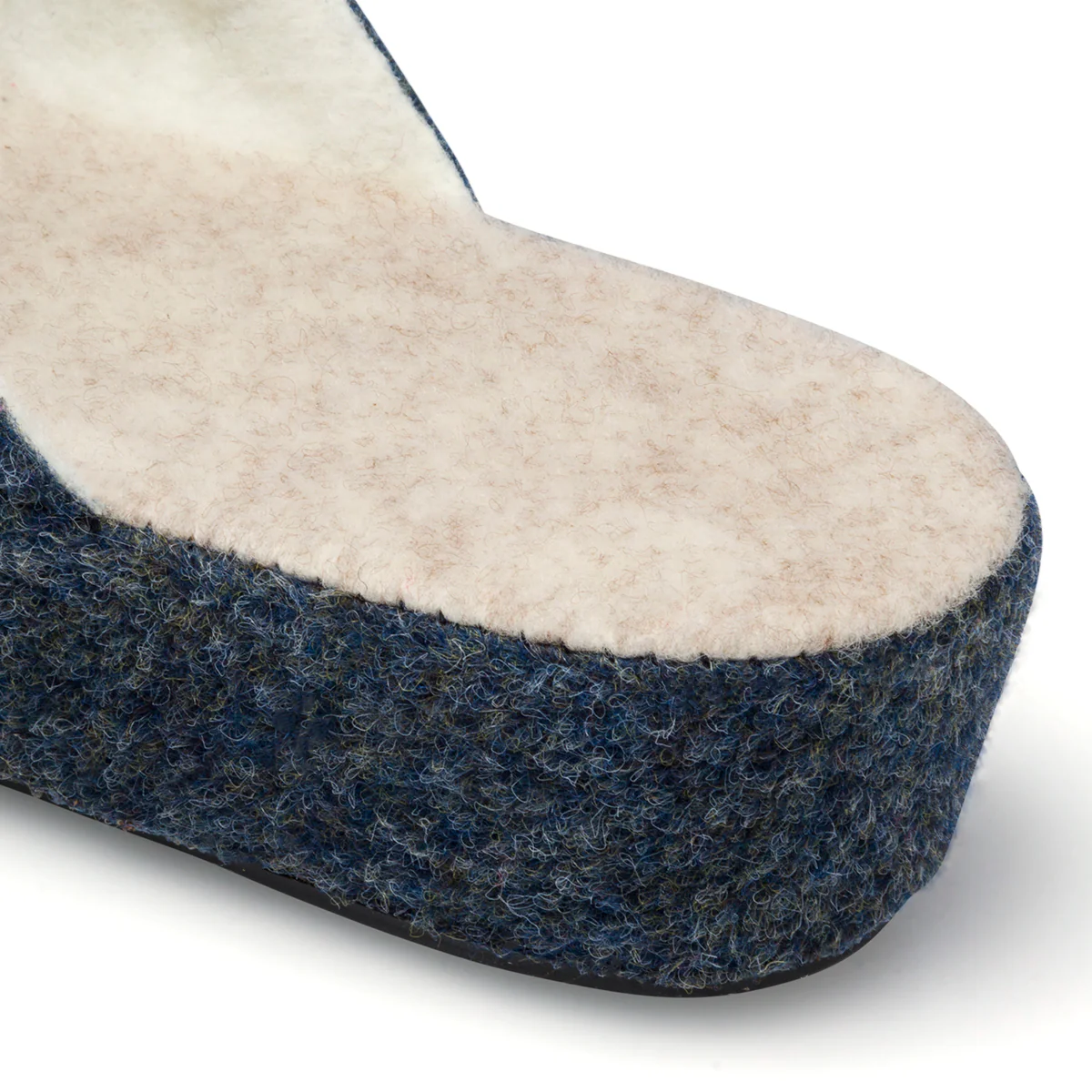 Pantofole blu in tessuto da donna con cuoricini Rosagialla - Image 12