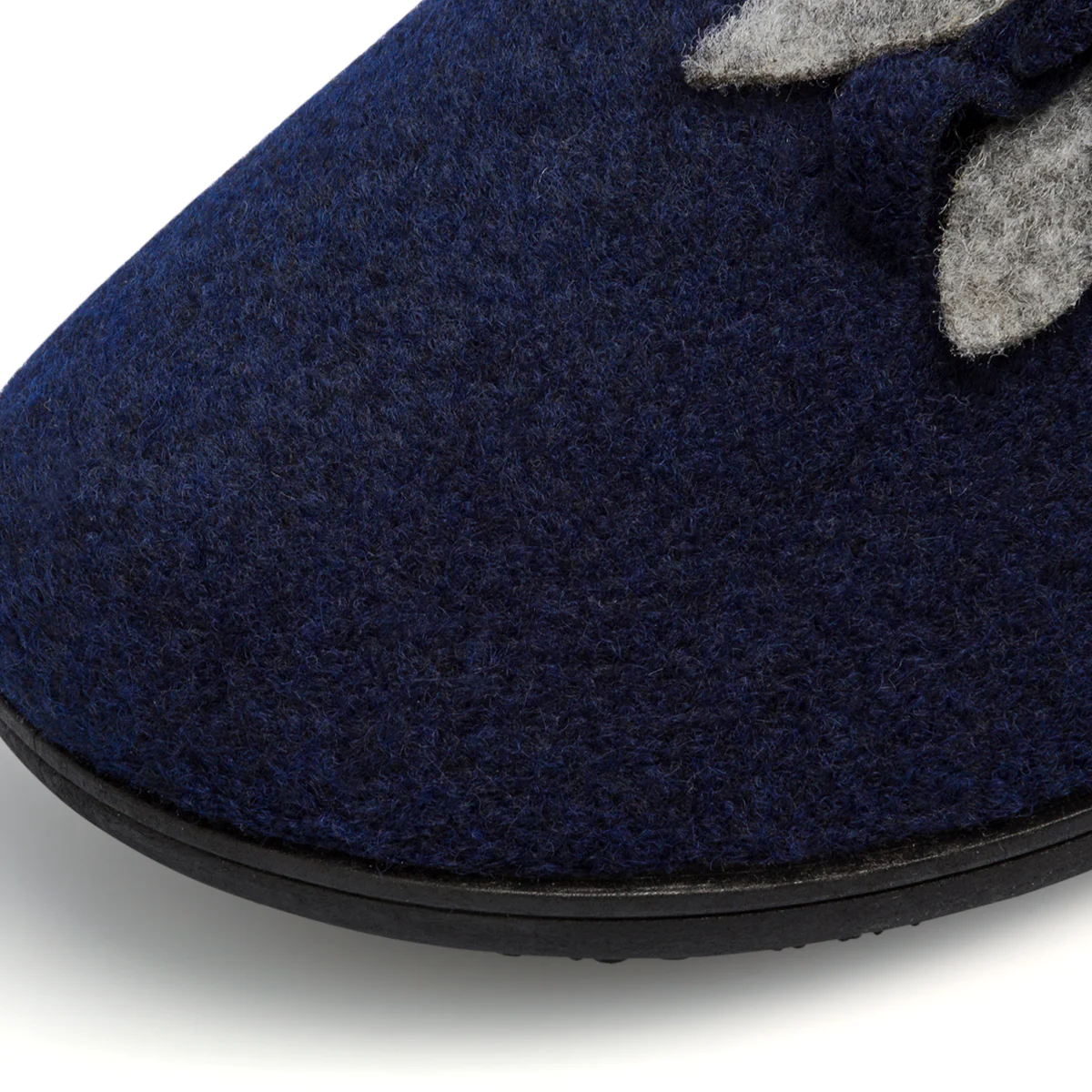 Pantofole blu in tessuto da donna con fiore decorativo Superga - Image 5