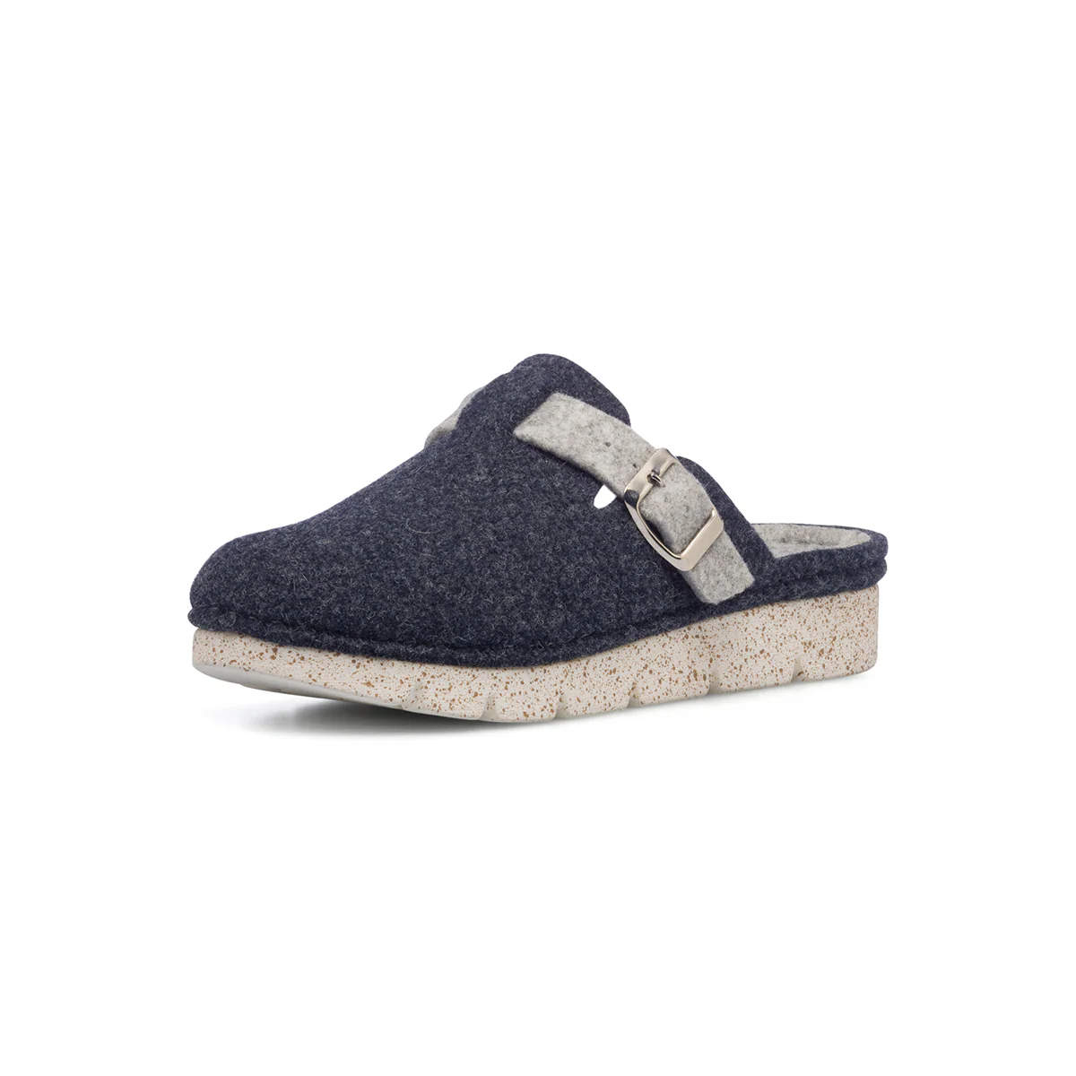 Pantofole blu in tessuto da donna Gextop - Image 2