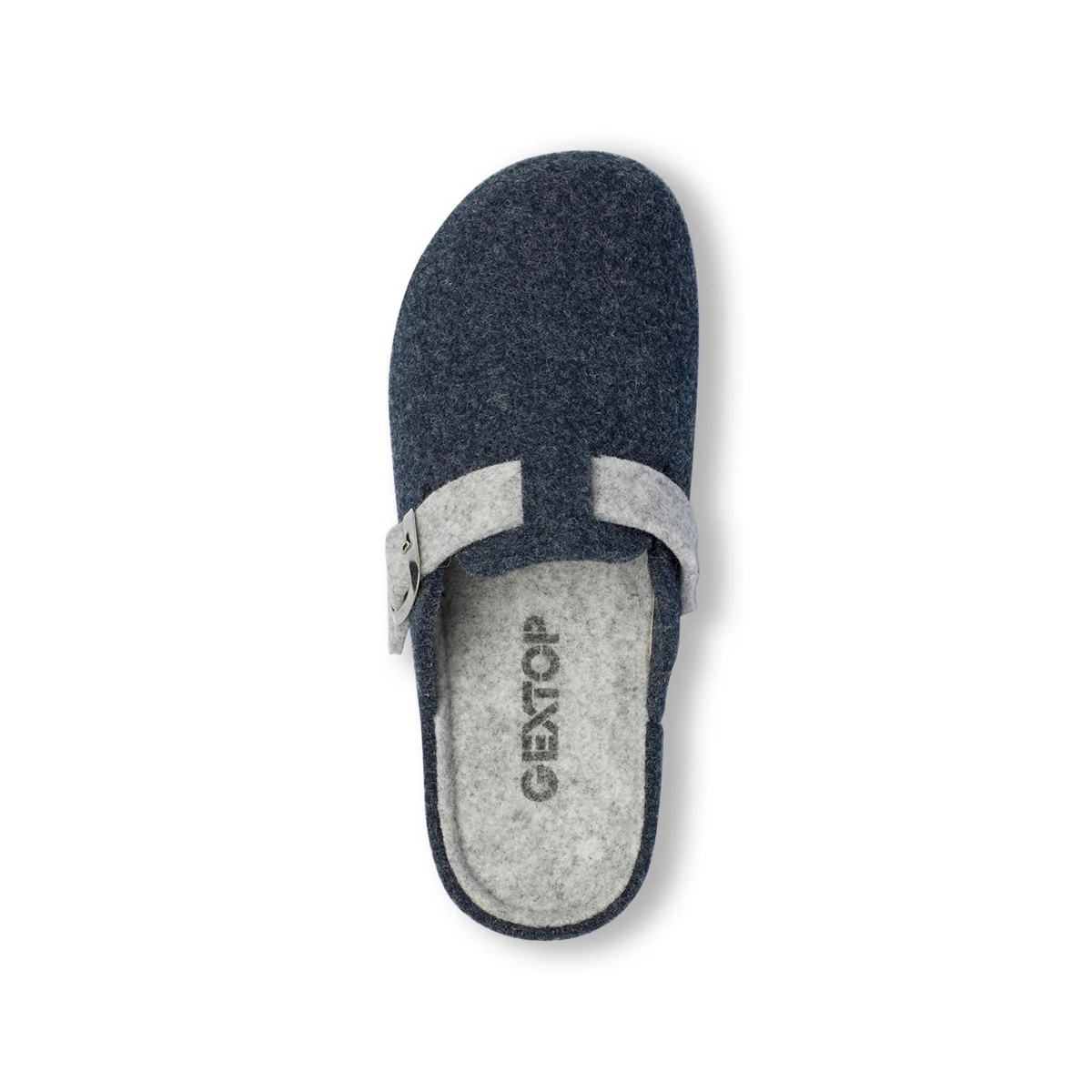 Pantofole blu in tessuto da donna Gextop - Image 8