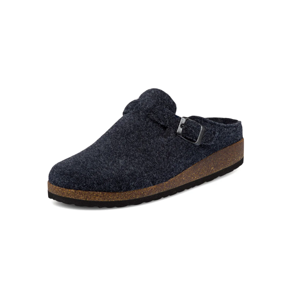 Pantofole blu in tessuto da uomo con cinturino Tè Verde - Image 2