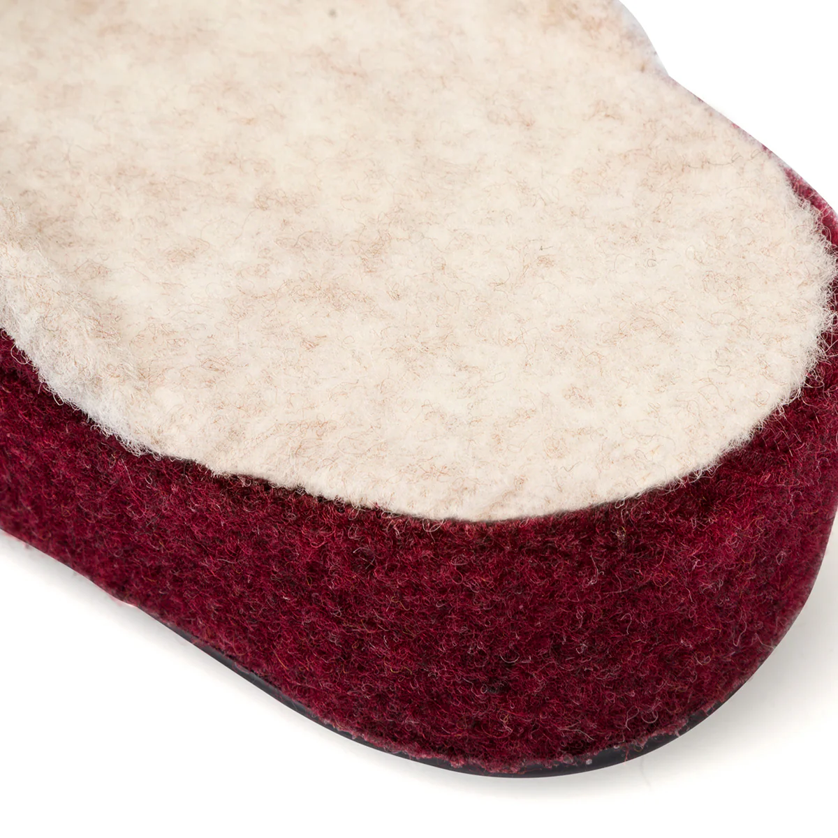 Pantofole bordeaux da donna con fiore StilRosa - Image 6