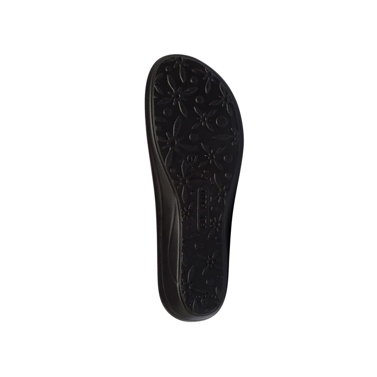 Pantofole bordeaux da donna con sottopiede anti-shock in pelle Fly Flot - Image 4