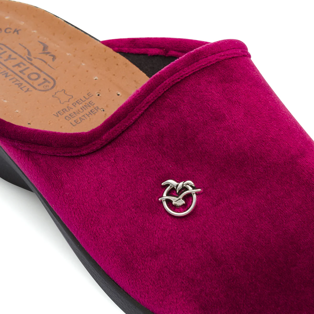 Pantofole bordeaux da donna Fly Flot - Image 5