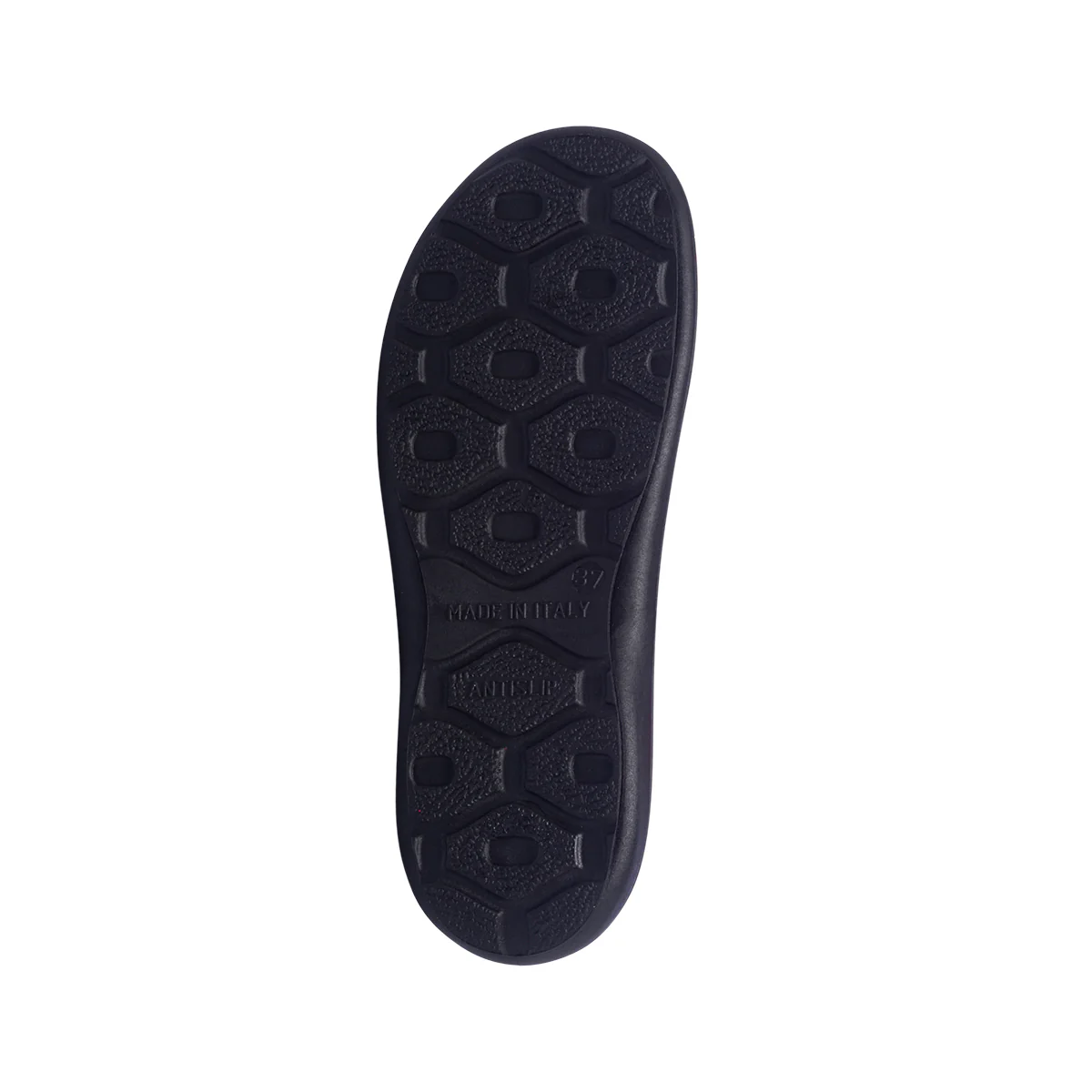 Pantofole bordeaux da donna in tessuto con strass Italia Trend - Image 4