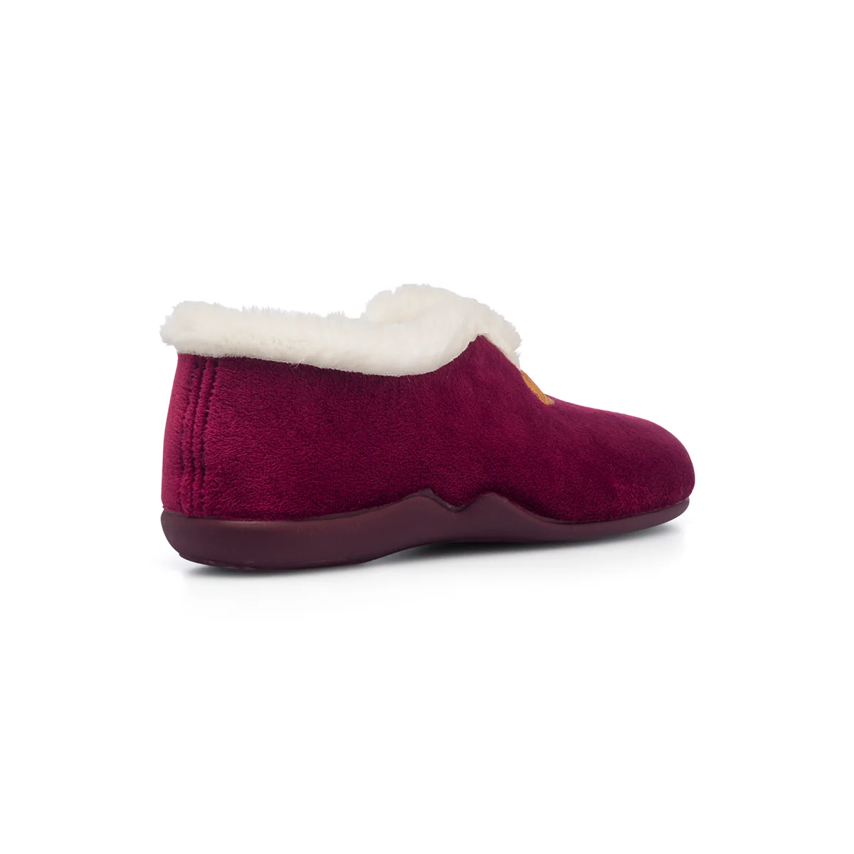 Pantofole bordeaux in tessuto con colletto imbottito Aday's - Image 3