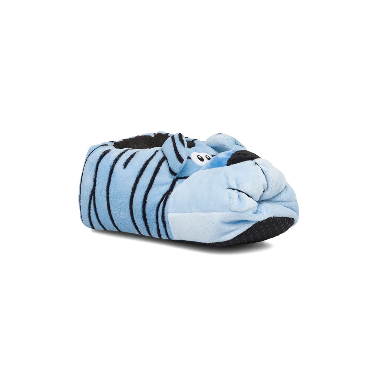 Pantofole color turchese da bambina a forma di peluche di tigre Hot Sand - Image 2