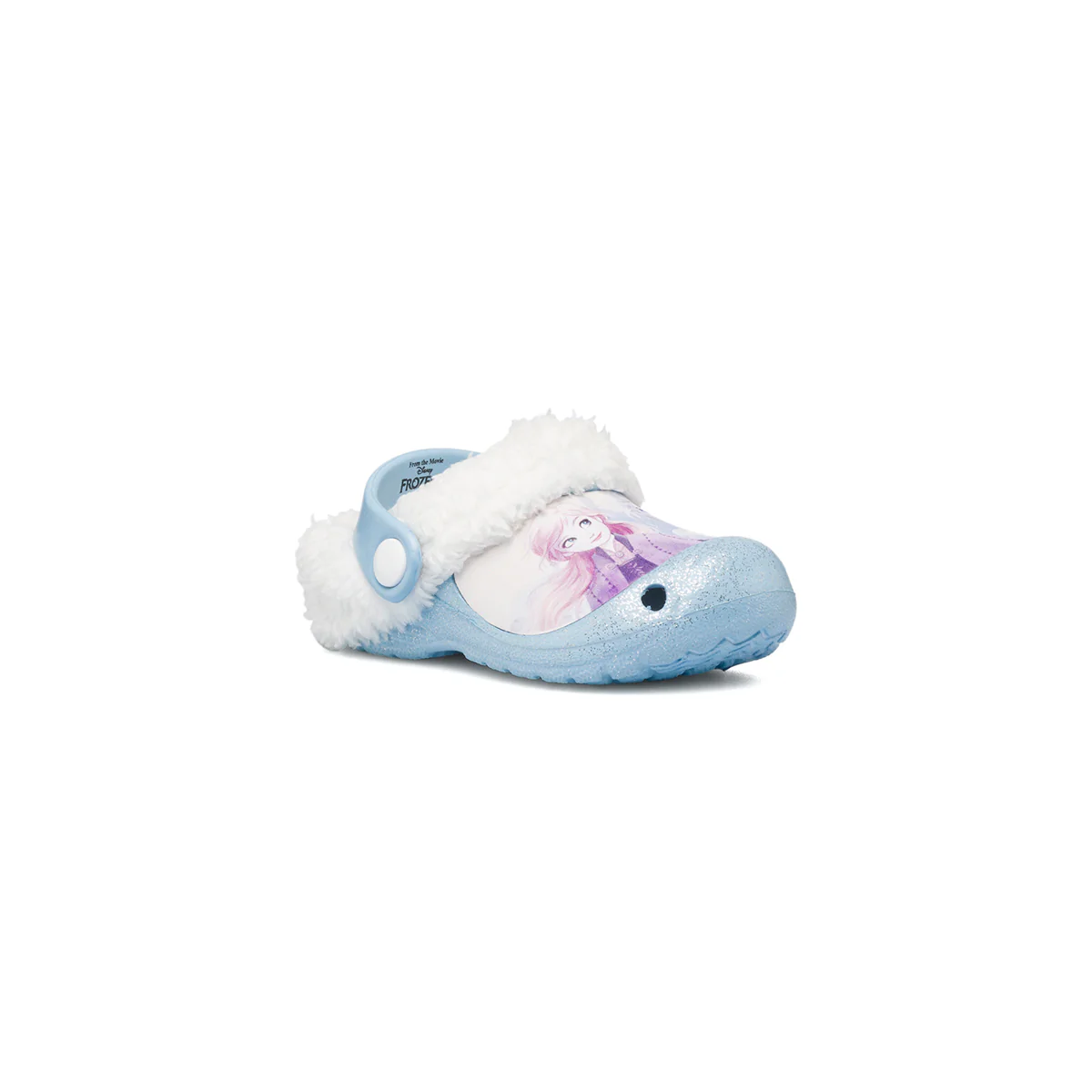 Pantofole da bambina azzurre con stampa Frozen - Image 2