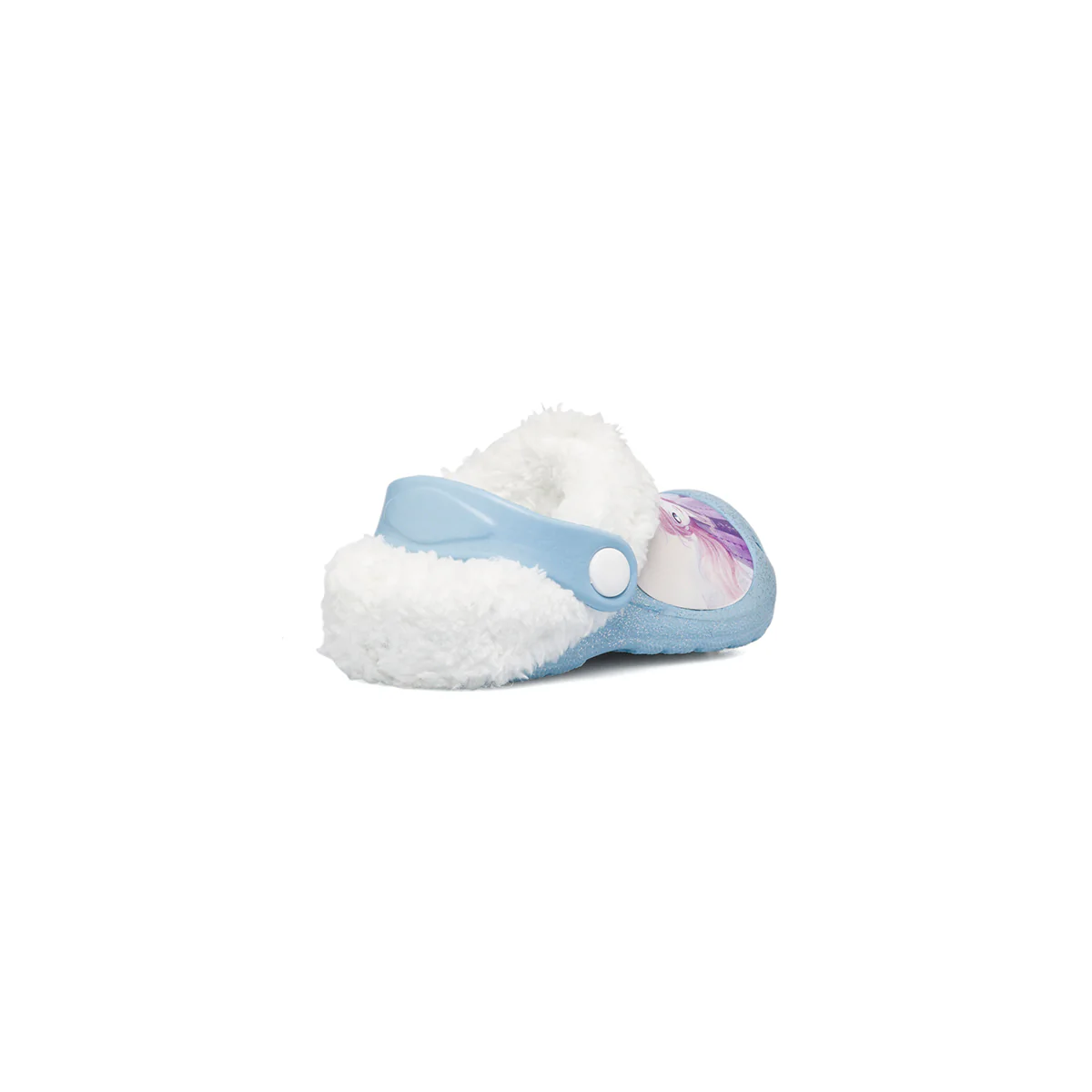 Pantofole da bambina azzurre con stampa Frozen - Image 3