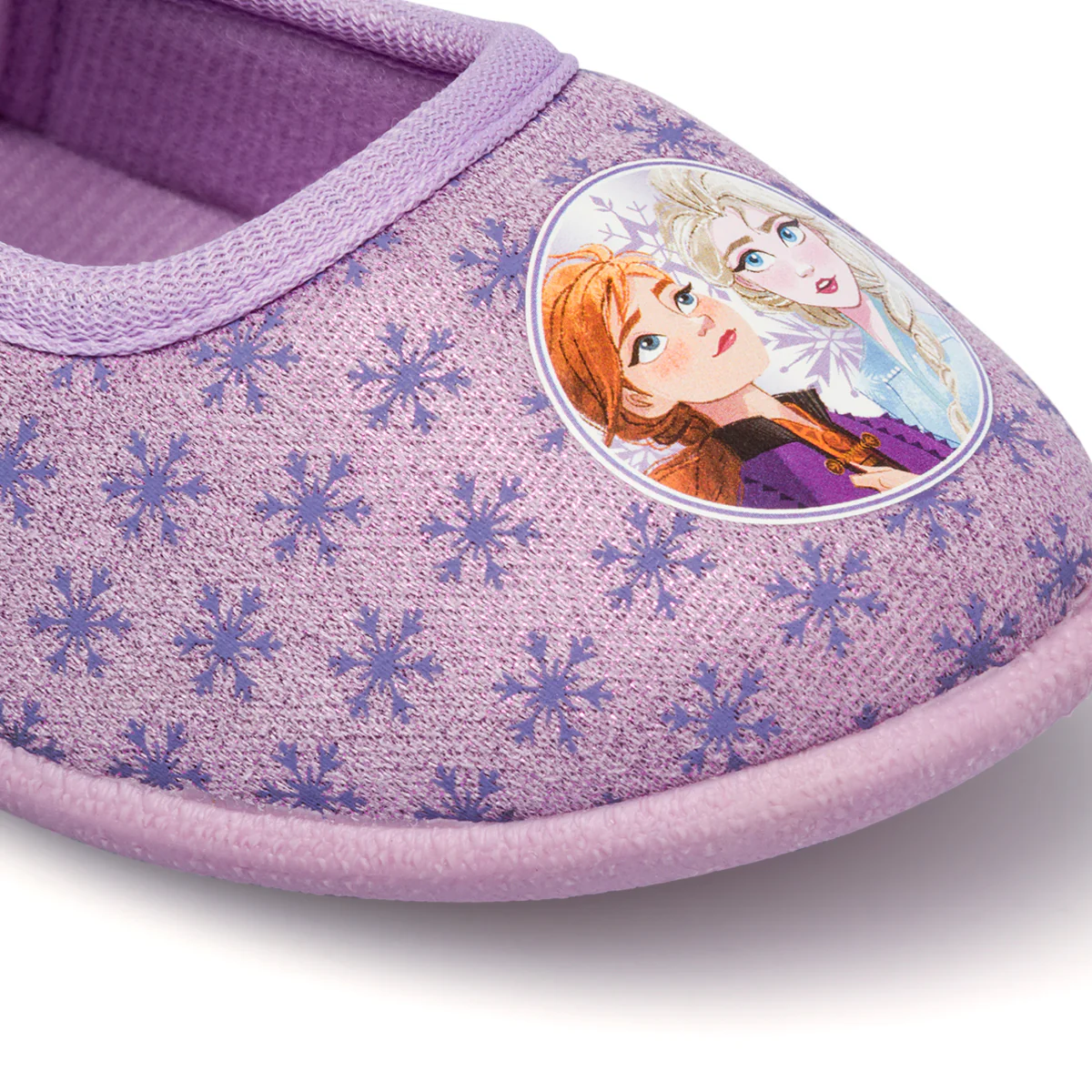 Pantofole da bambina lilla con patch Frozen - Image 5