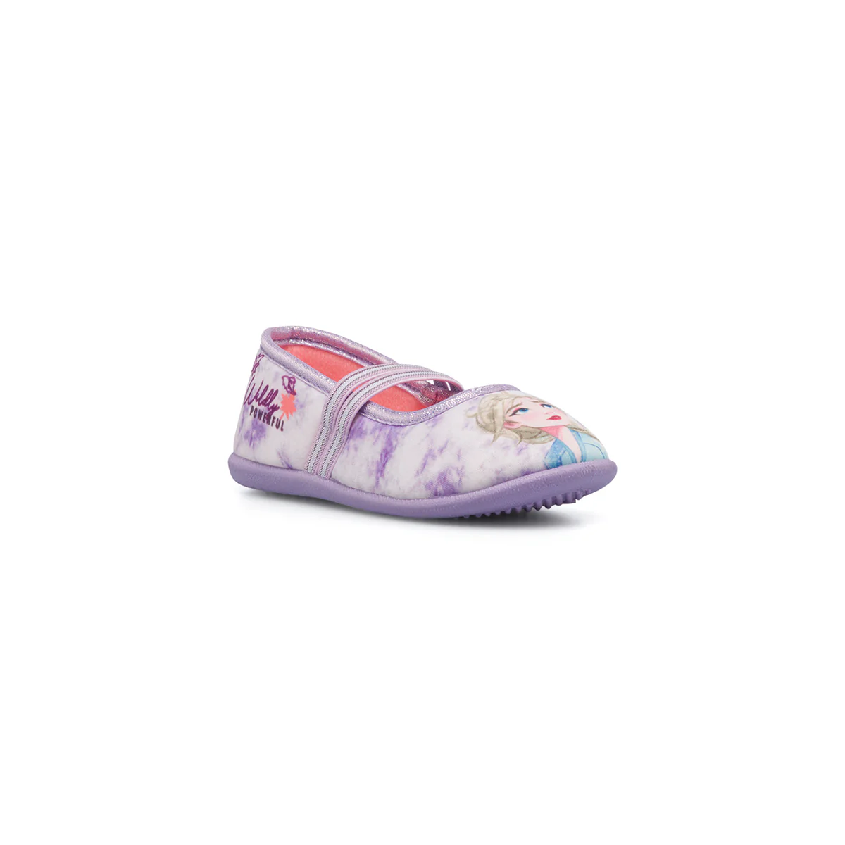 Pantofole da bambina lilla con stampa Frozen - Image 2