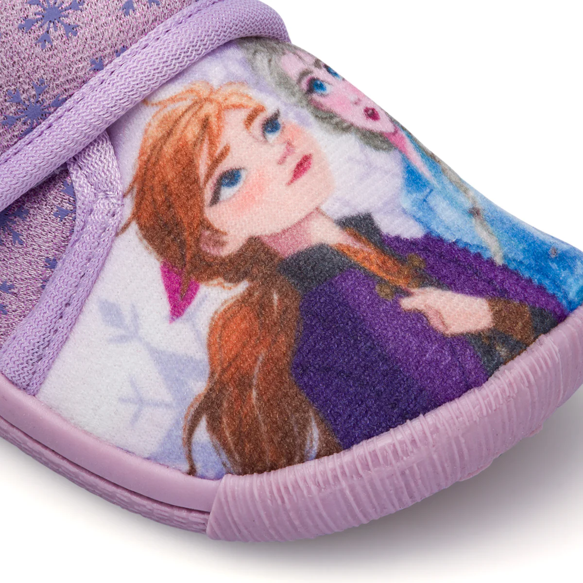 Pantofole da bambina lilla con stampa Frozen - Image 5