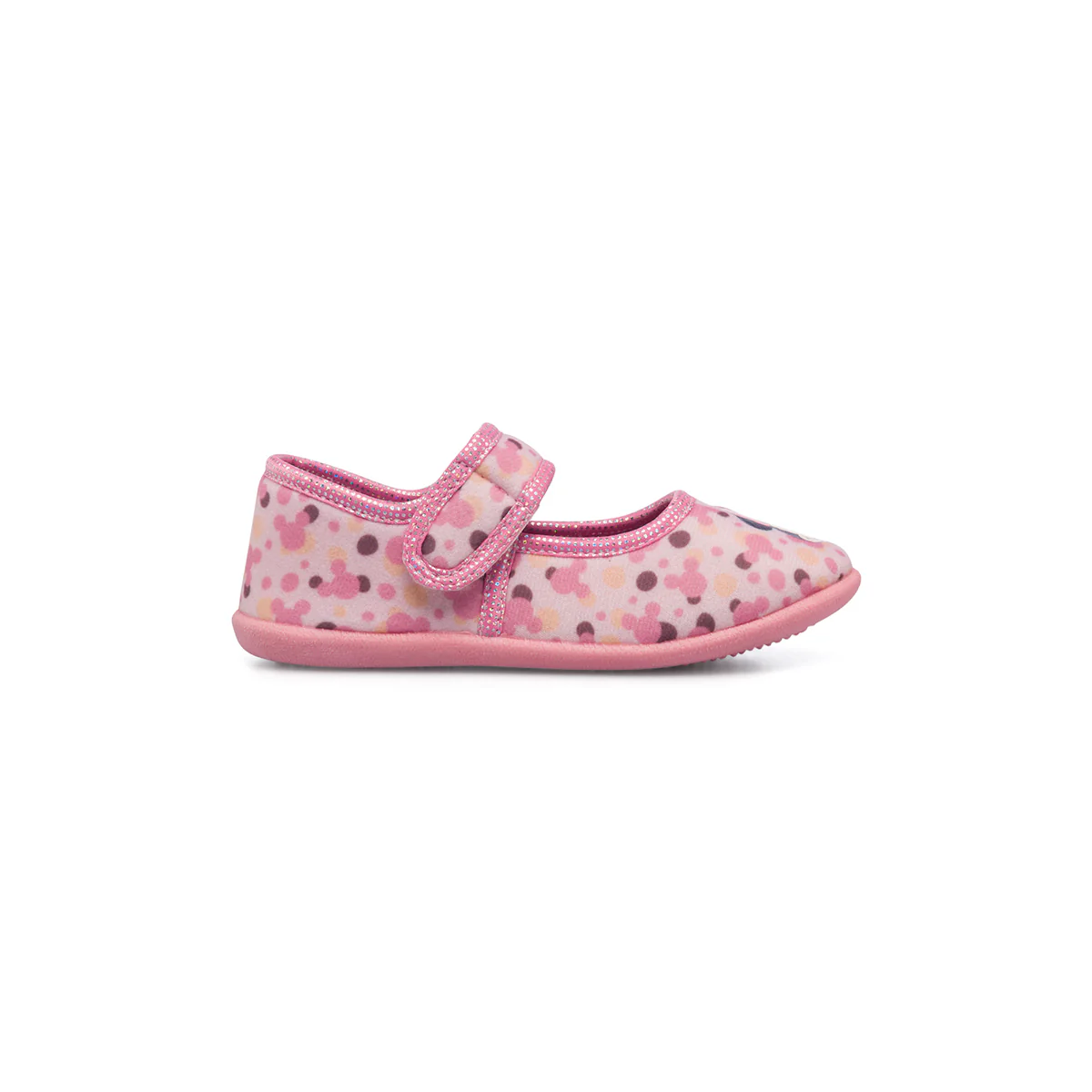 Pantofole da bambina rosa con stampa Minnie