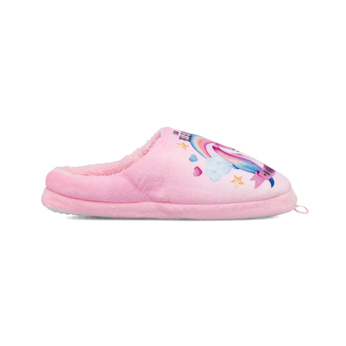 Pantofole da bambina rosa con stampa unicorno - Image 6