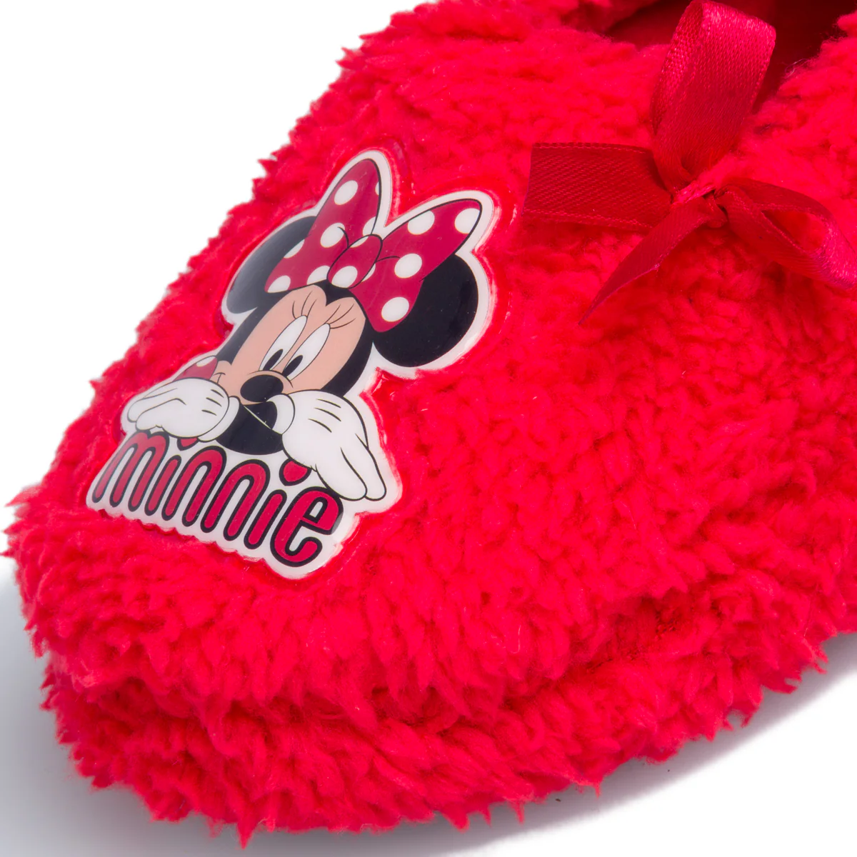 Pantofole da bambina rosse con stampa Minnie - Image 5