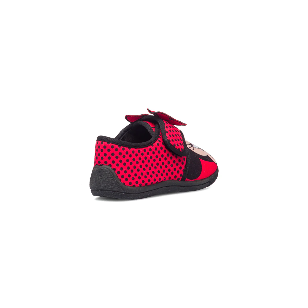 Pantofole da bambina rosse e nere con stampa Minnie - Image 3
