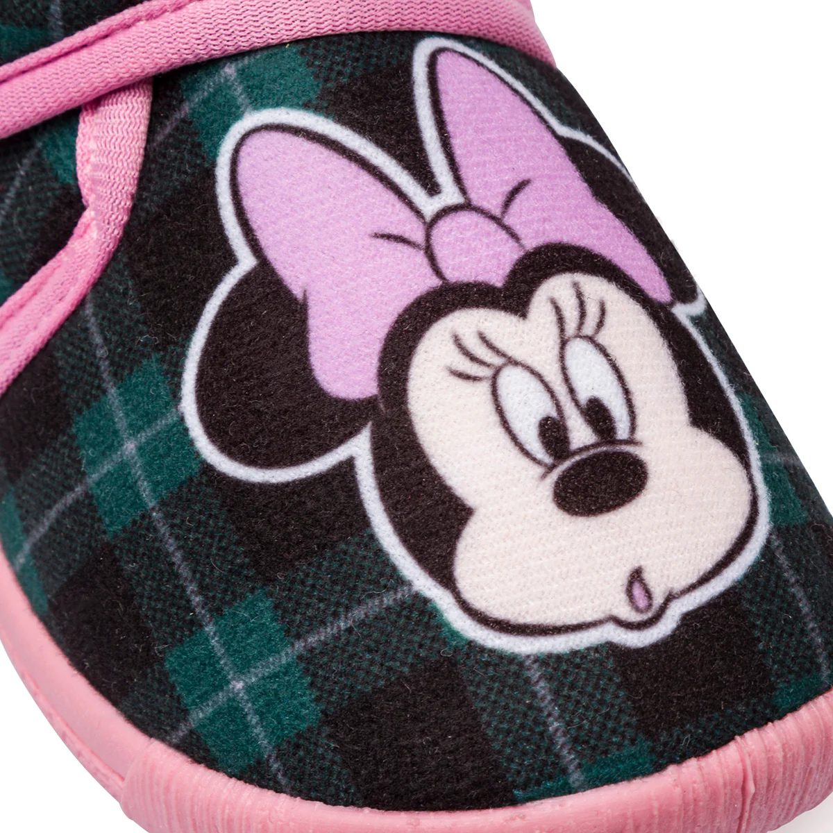 Pantofole da bambina verdi e rosa con logo Minnie - Image 5
