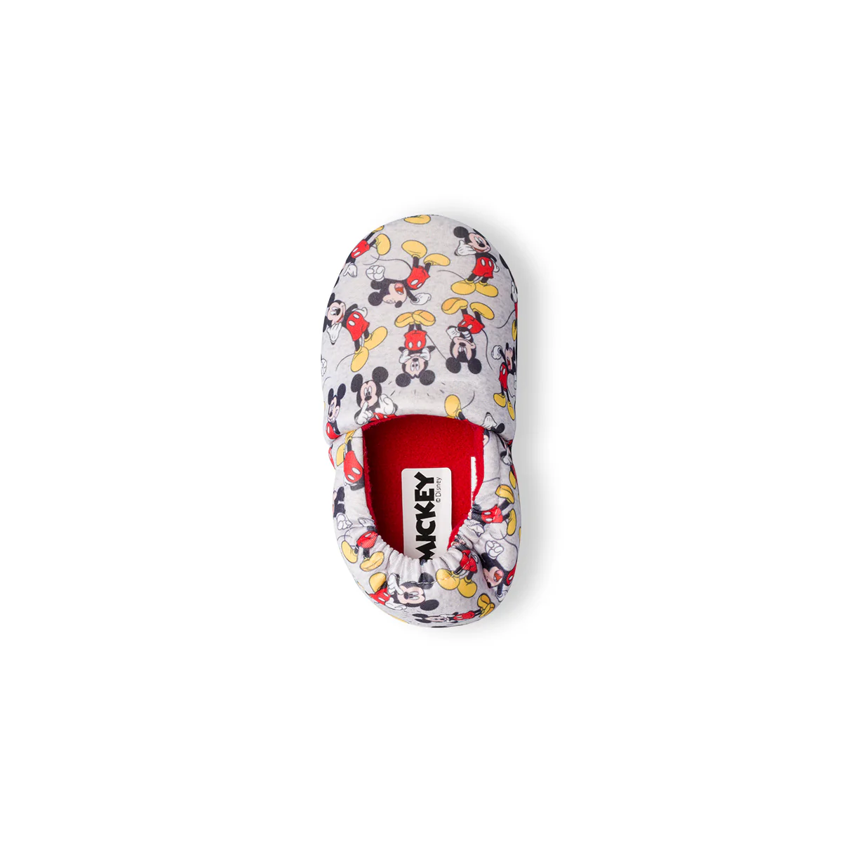 Pantofole da bambino grigie con stampa Mickey Mouse - Image 7