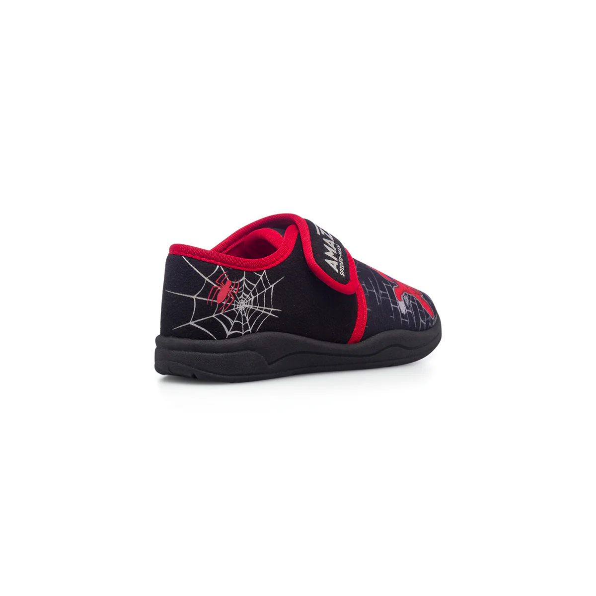 Pantofole da bambino nere con stampa Spiderman - Image 3