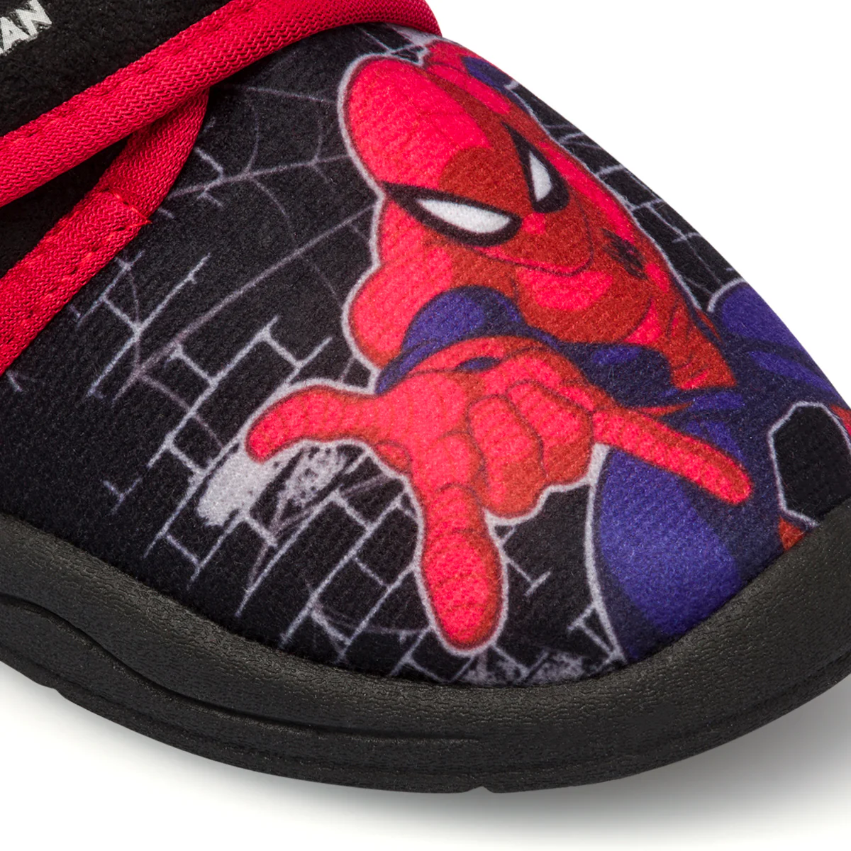 Pantofole da bambino nere con stampa Spiderman - Image 5