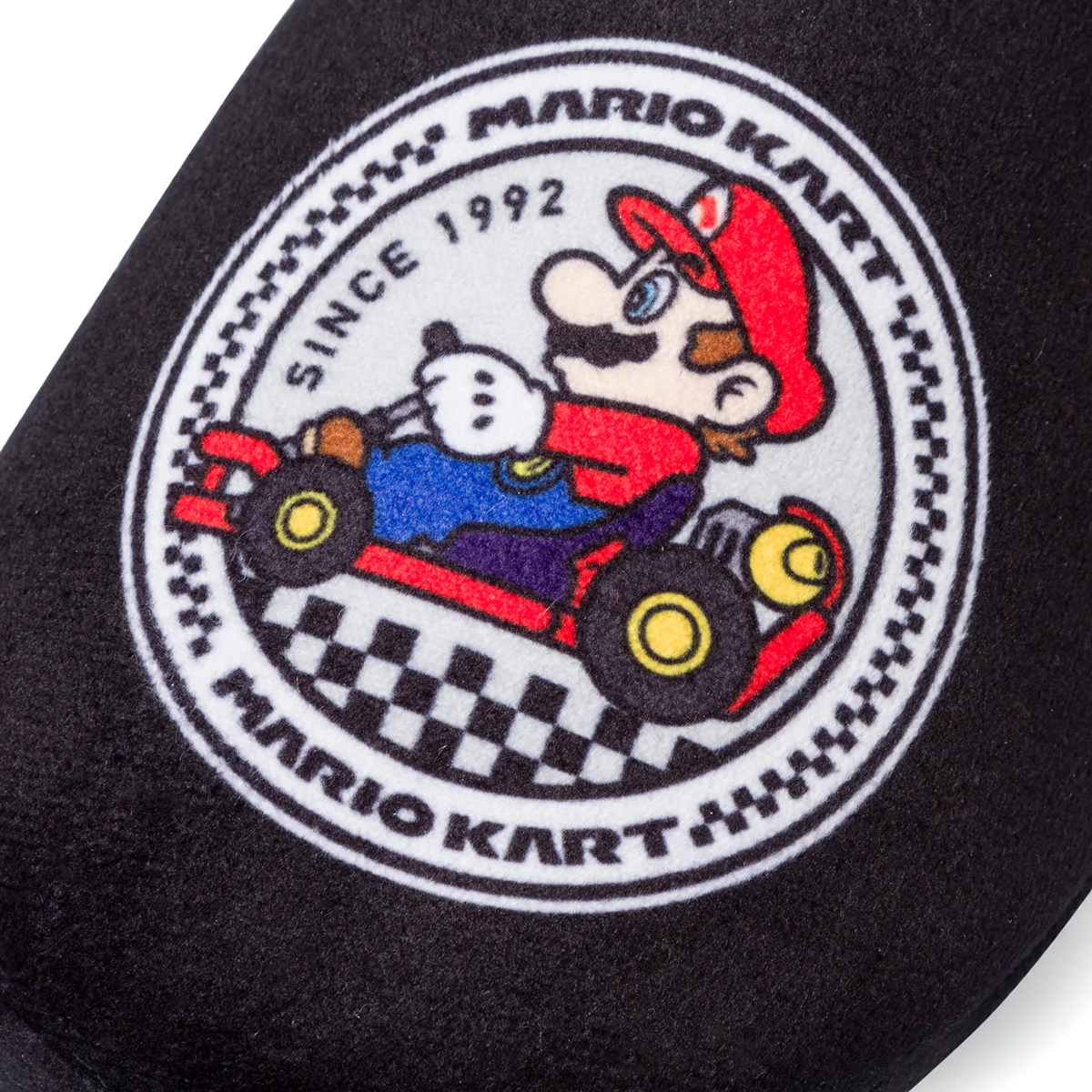 Pantofole da ragazzo nere e bianche con logo Mario Kart - Image 6