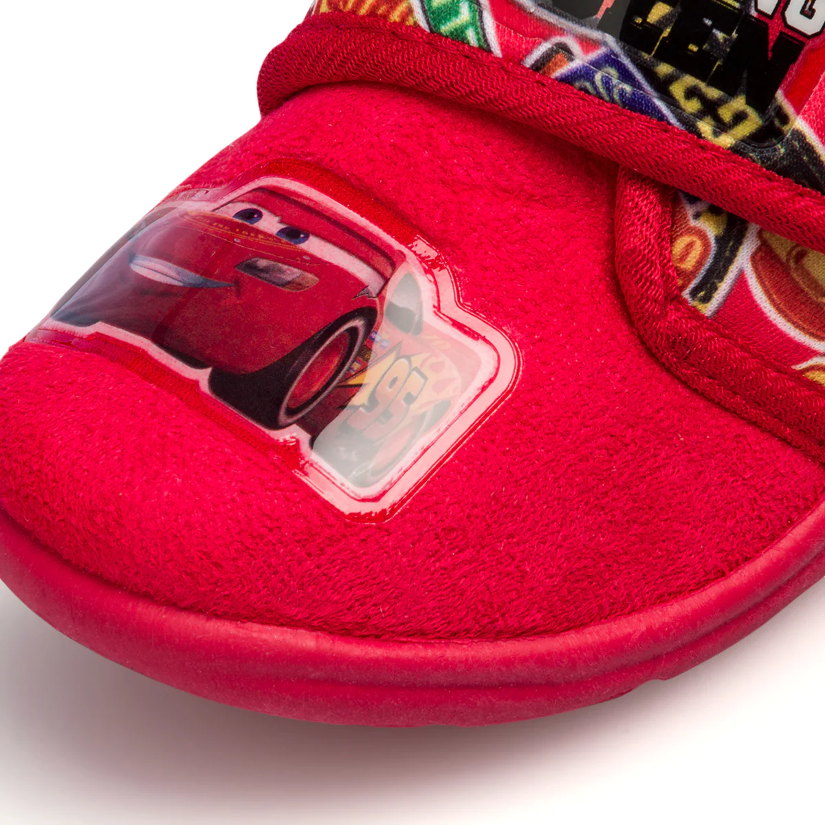 Pantofole da bambino rosse con stampa Cars - Image 5