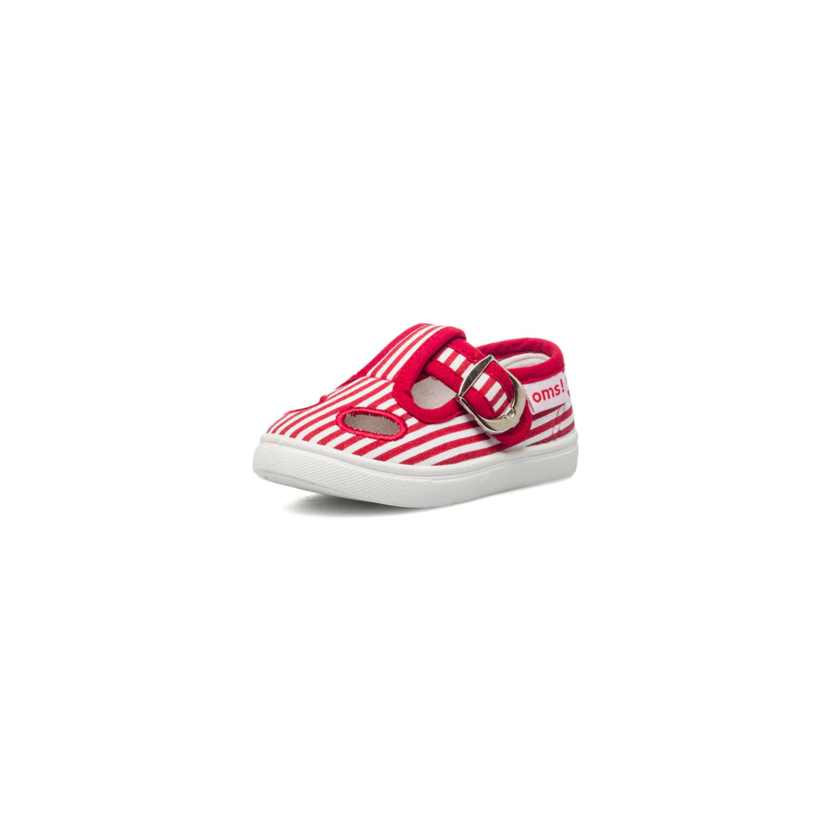 Pantofole da bambino rosse e bianche a righe Original Marines - Image 2