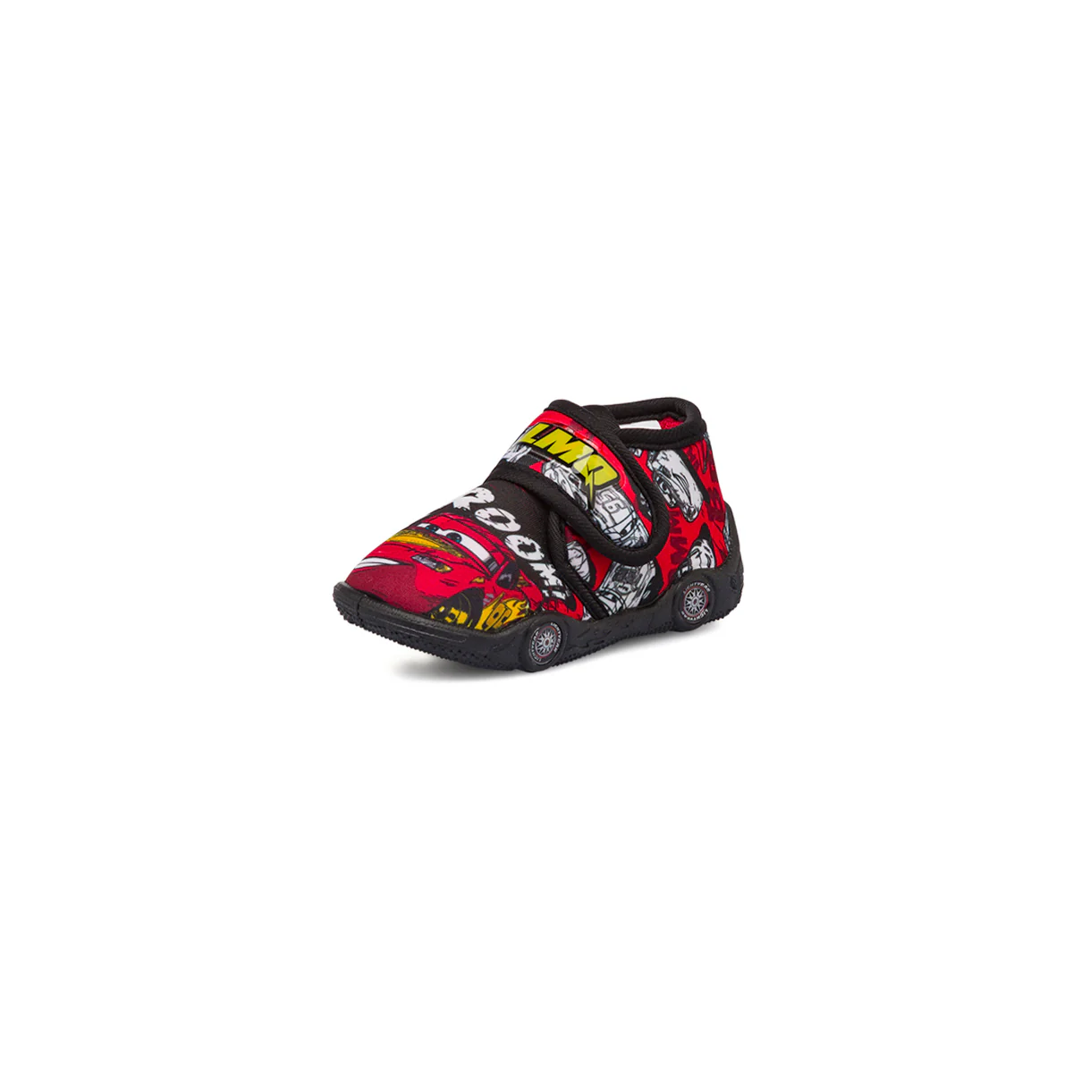Pantofole da bambino rosse e nere con logo Cars - Image 2