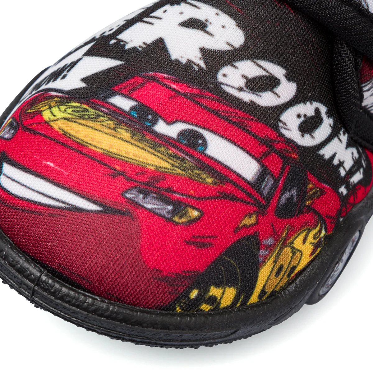 Pantofole da bambino rosse e nere con logo Cars - Image 5