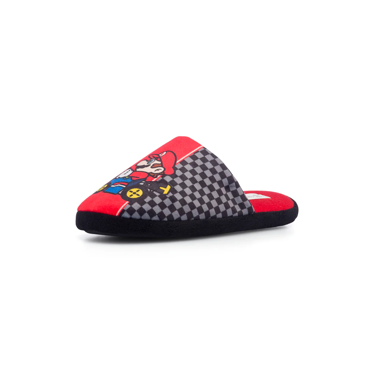 Pantofole da bambino rosse e nere con stampa Super Mario - Image 2