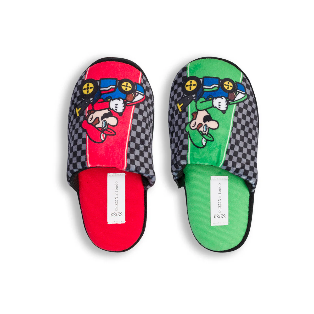 Pantofole da bambino rosse e verdi con stampa Super Mario - Image 9