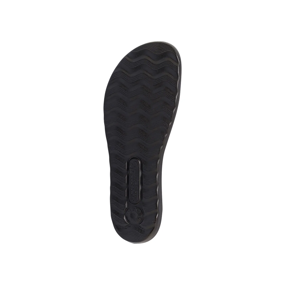 Pantofole da donna beige Fly Flot in tessuto feltro con fibbia - Image 4