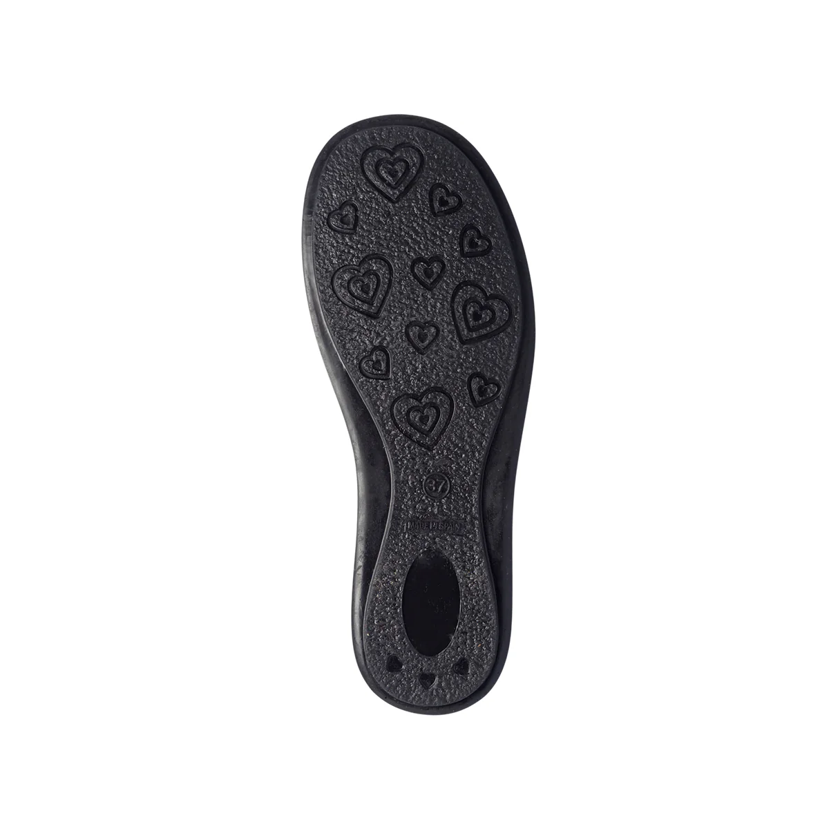 Pantofole da donna bianche in tessuto con cuoricini Aday's - Image 4