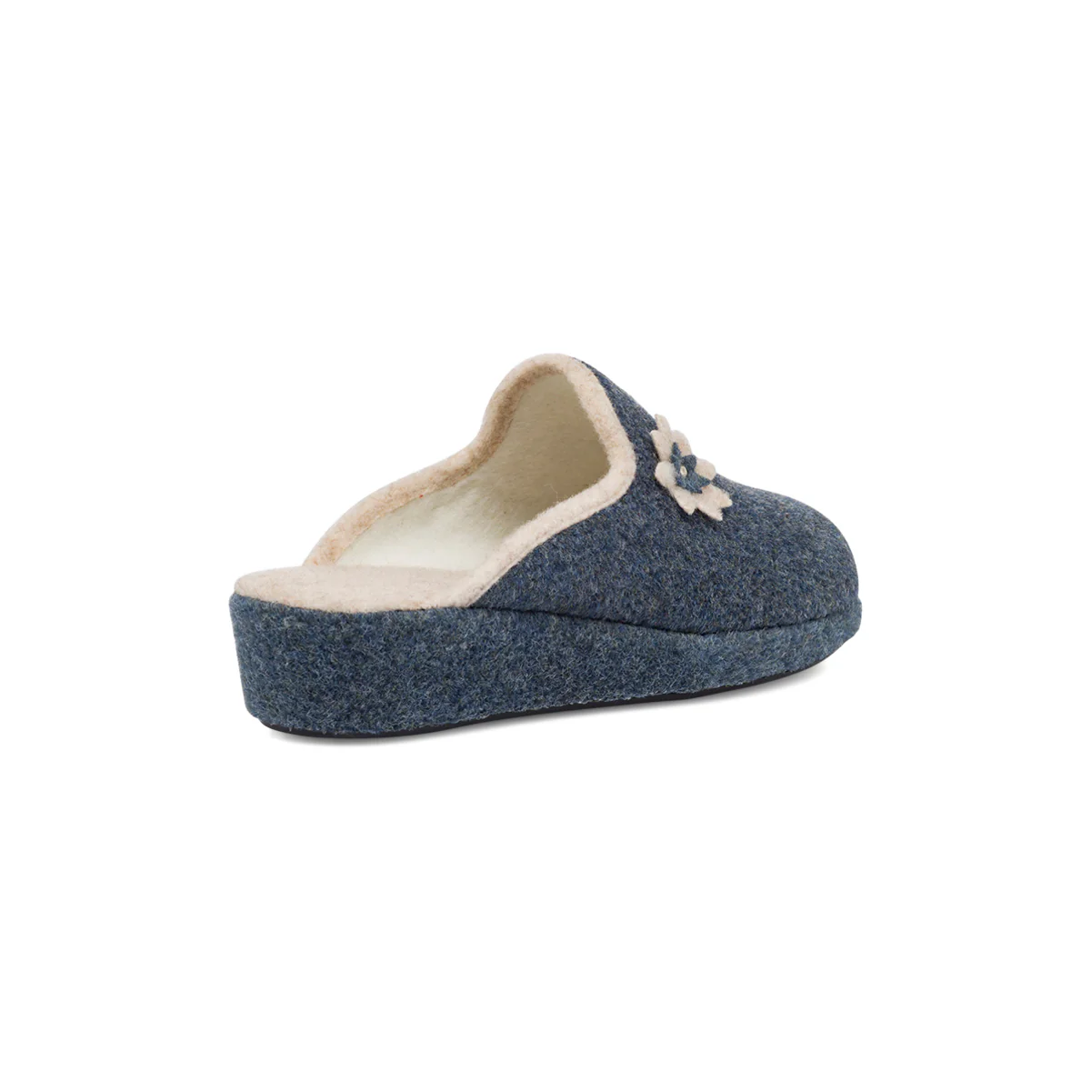 Pantofole da Donna Blu con Fiore Decorativo StilRosa - Image 3