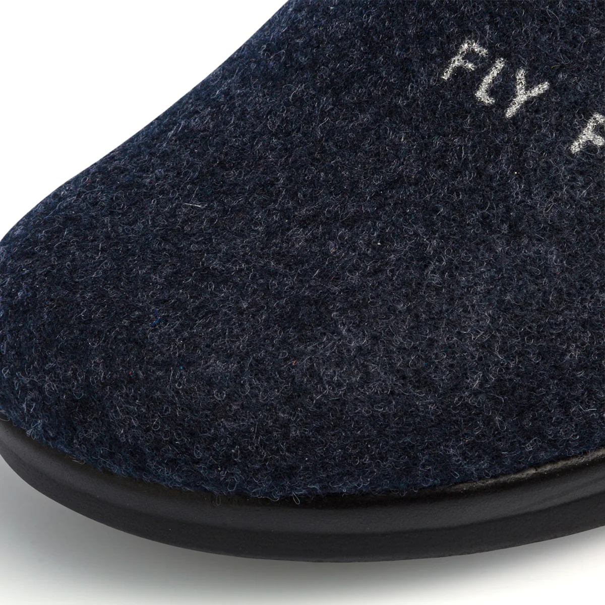 Pantofole da donna blu in tessuto Fly Flot - Image 5