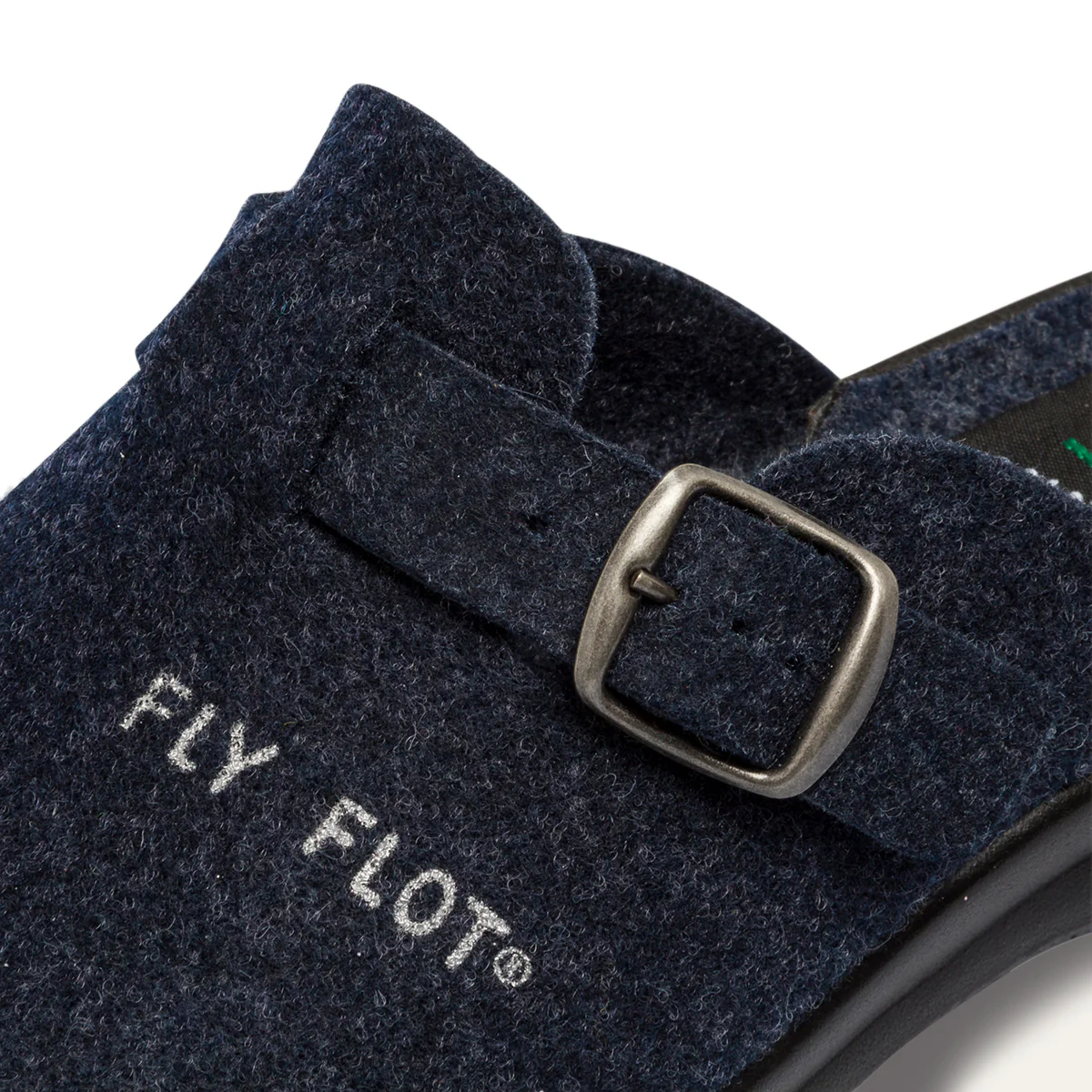 Pantofole da donna blu in tessuto Fly Flot - Image 6