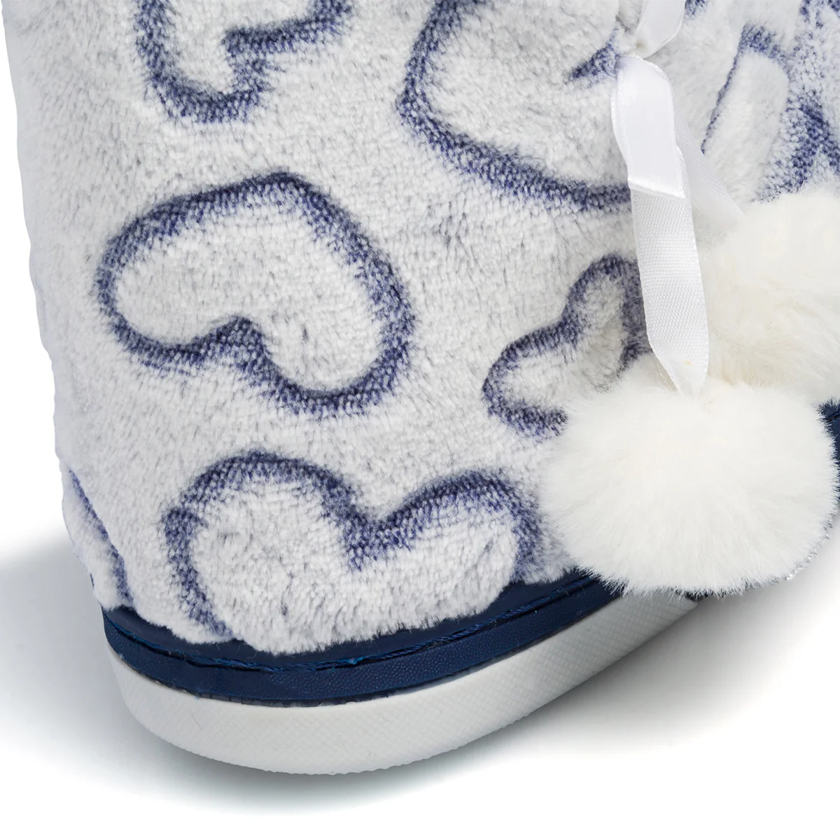 Pantofole da donna grigie con ponpon Mi@Mi - Image 11